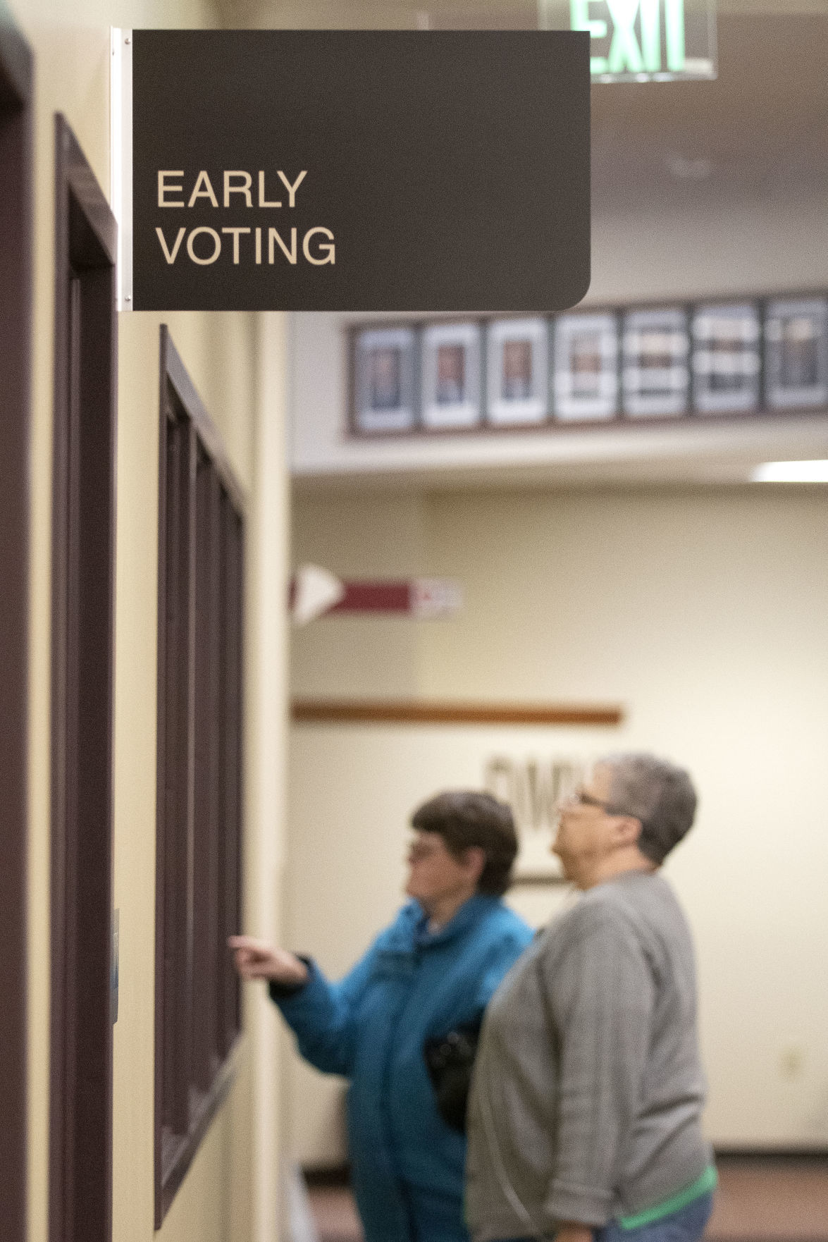 Early voters turn out